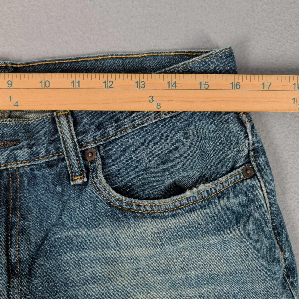Levi's 514 Jeans Mens 34x32 Blue Straight Fit Denim Workwear Casual Everyday